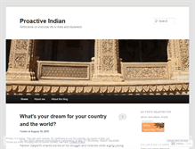 Tablet Screenshot of proactiveindian.com